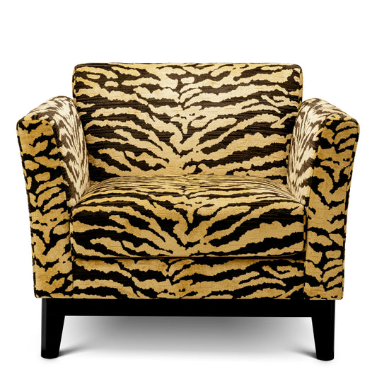 Animal Print Lounge Chair Flux | Cabothousefurniture.com