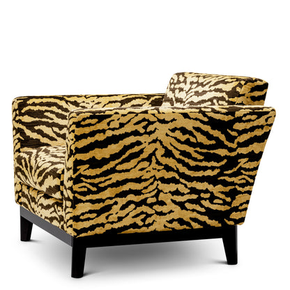 Animal Print Lounge Chair Flux | Cabothousefurniture.com