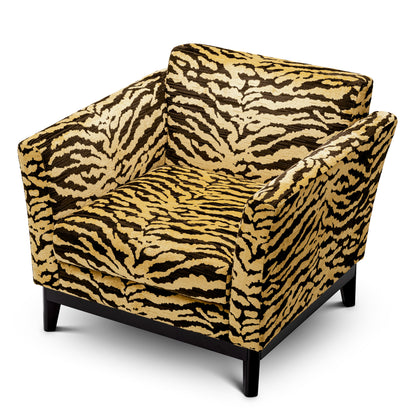 Animal Print Lounge Chair Flux | Cabothousefurniture.com