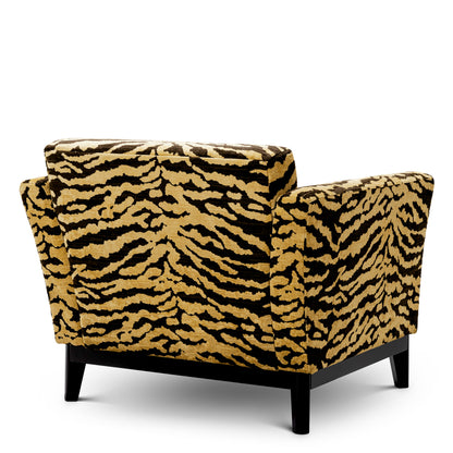 Animal Print Lounge Chair Flux | Cabothousefurniture.com