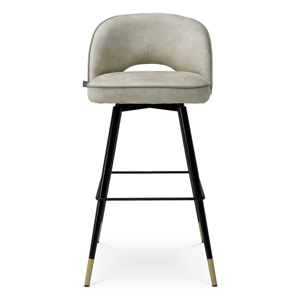 Black-Legged Bar Stools (2) Cliff | Cabothousefurniture.com