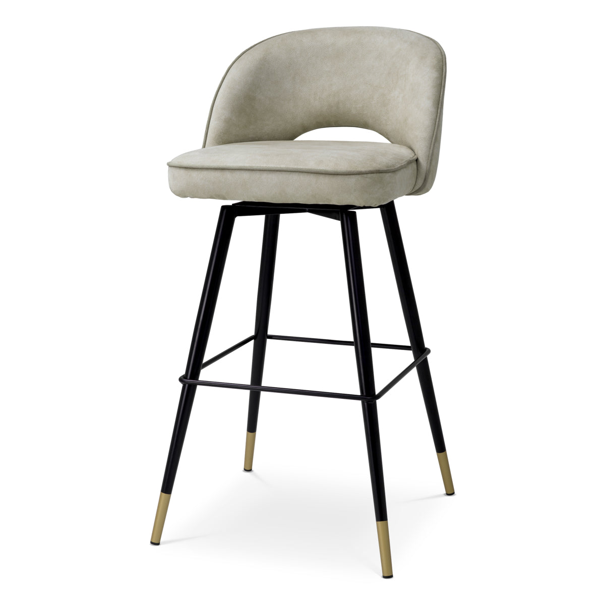 Black-Legged Bar Stools (2) Cliff | Cabothousefurniture.com