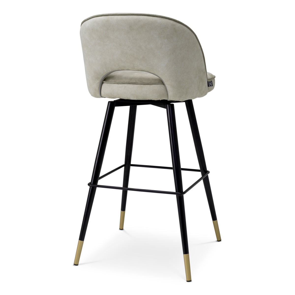 Black-Legged Bar Stools (2) Cliff | Cabothousefurniture.com