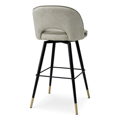 Black-Legged Bar Stools (2) Cliff | Cabothousefurniture.com