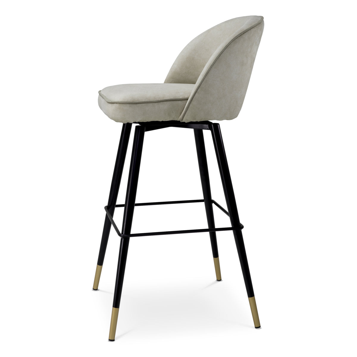 Black-Legged Bar Stools (2) Cliff | Cabothousefurniture.com