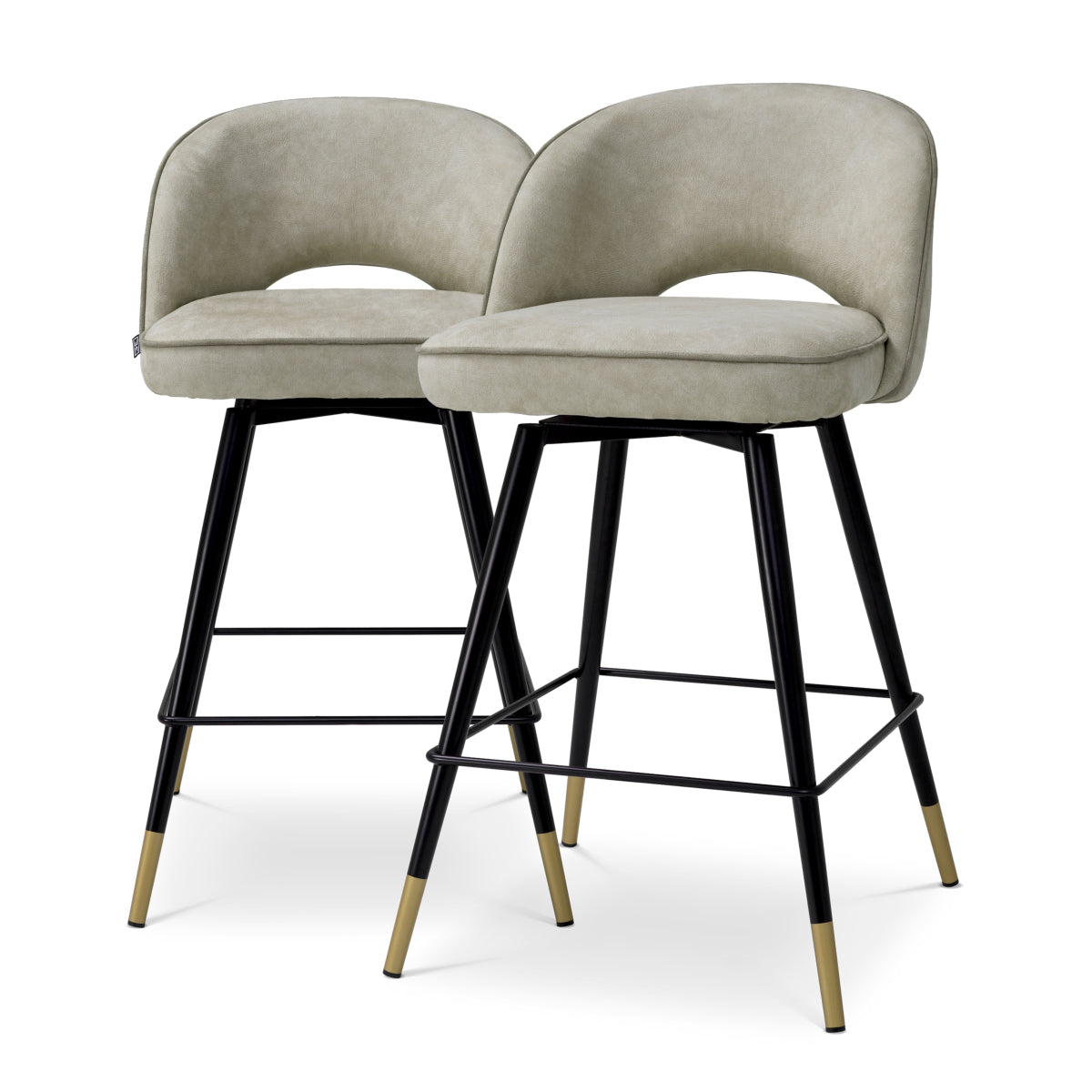 Swivel Counter Stools (2) Cliff | Cabothousefurniture.com