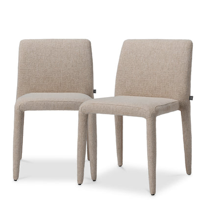 Upholstered Dining Chairs (2) Leiza | Cabothousefurniture.com