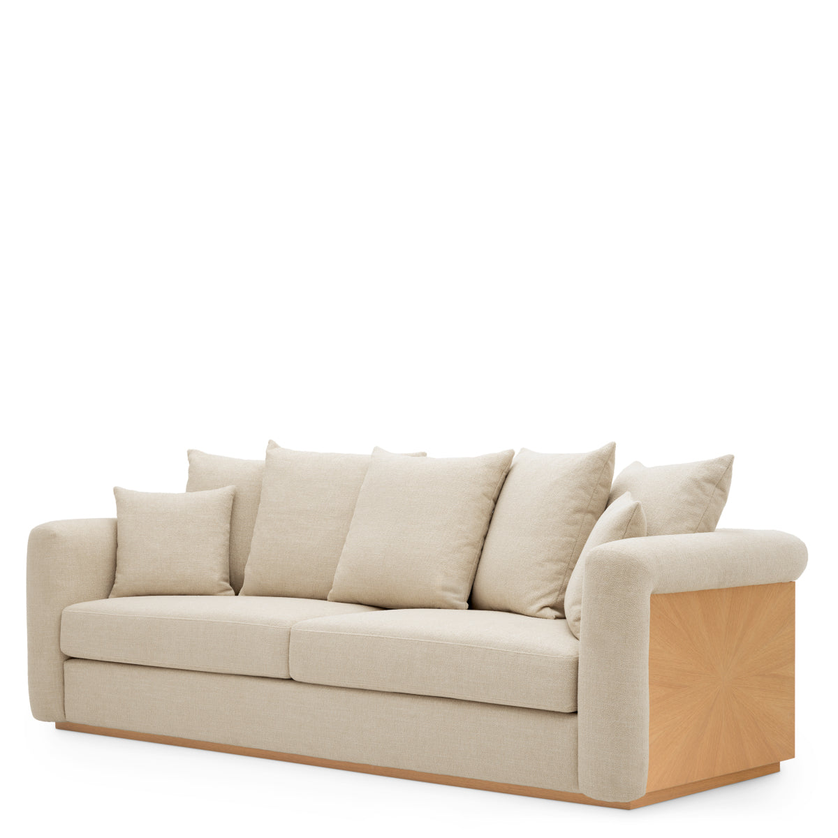 Natural Upholstered Sofa Amadeo | Cabothousefurniture.com