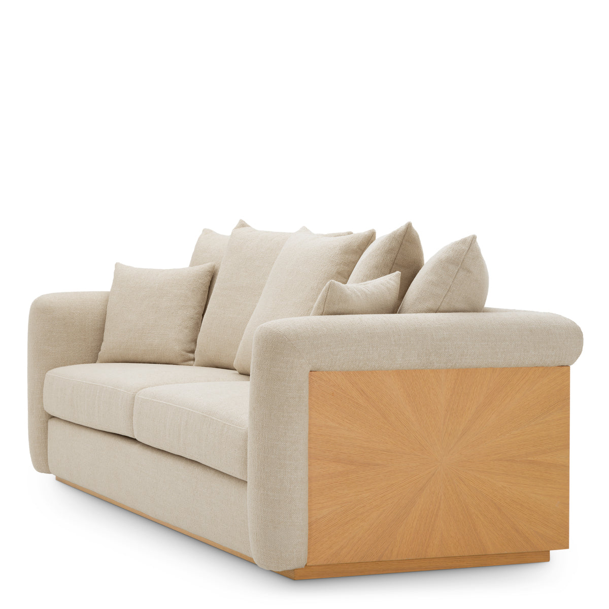 Natural Upholstered Sofa Amadeo | Cabothousefurniture.com