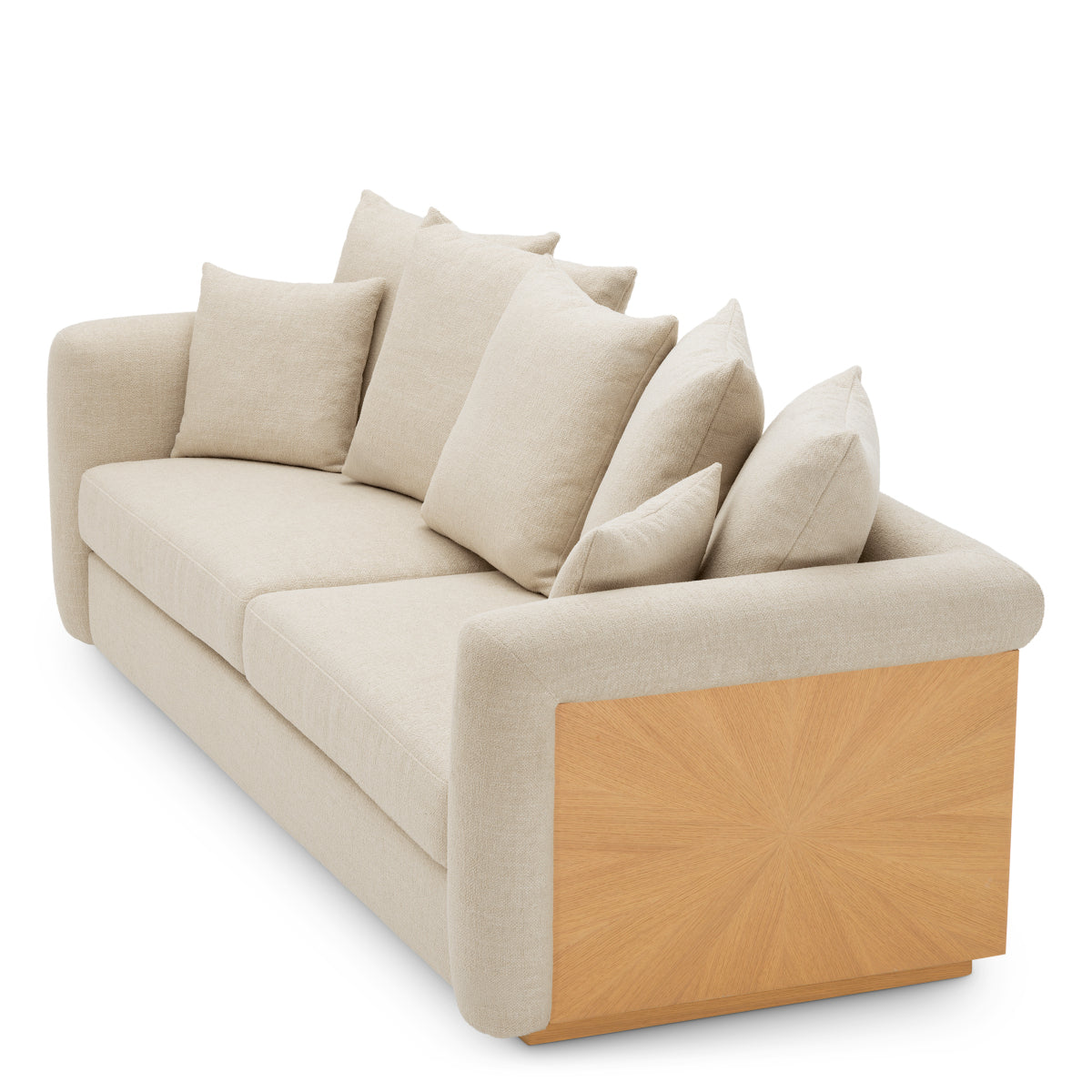 Natural Upholstered Sofa Amadeo | Cabothousefurniture.com