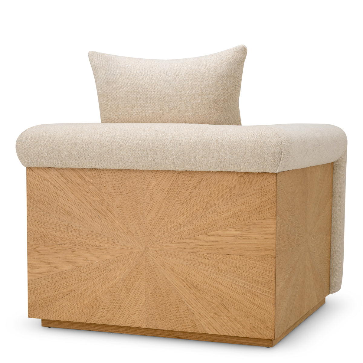 Natural Oak Veneer Chair Amadeo | Cabothousefurniture.com
