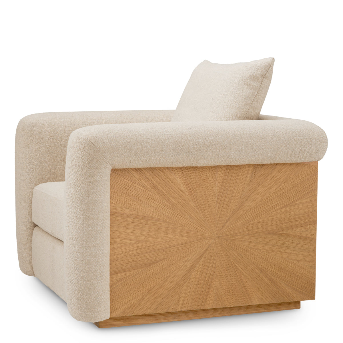 Natural Oak Veneer Chair Amadeo | Cabothousefurniture.com
