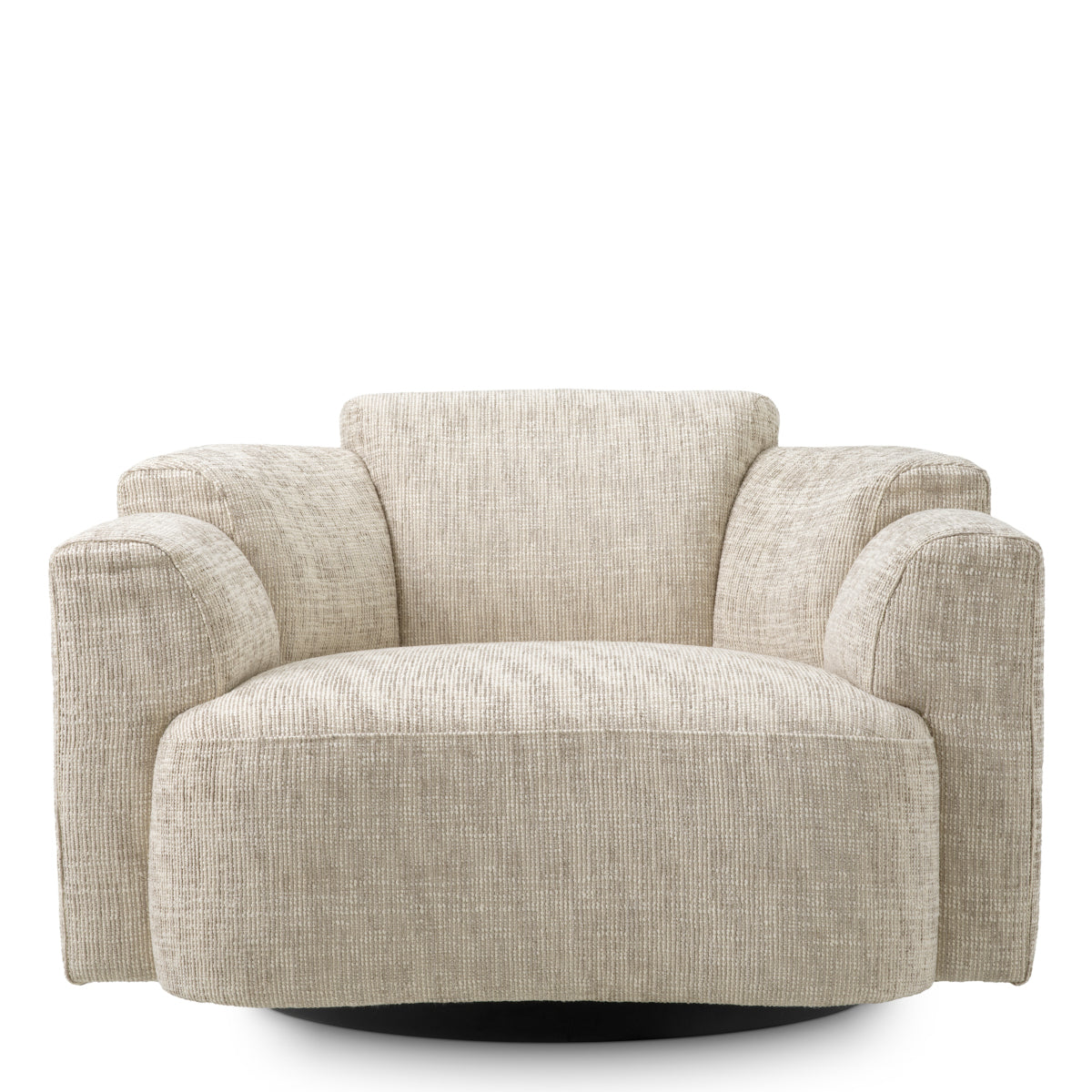 Beige Swivel Chair Marbella | Cabothousefurniture.com