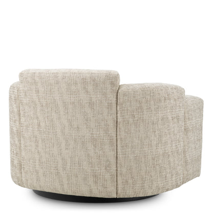 Beige Swivel Chair Marbella | Cabothousefurniture.com