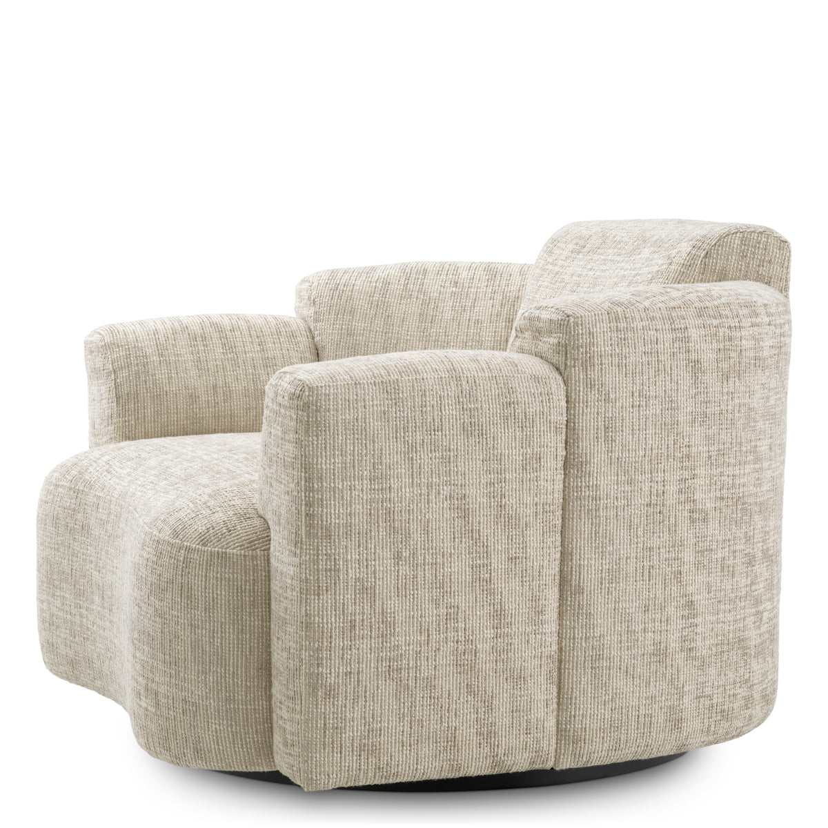 Beige Swivel Chair Marbella | Cabothousefurniture.com
