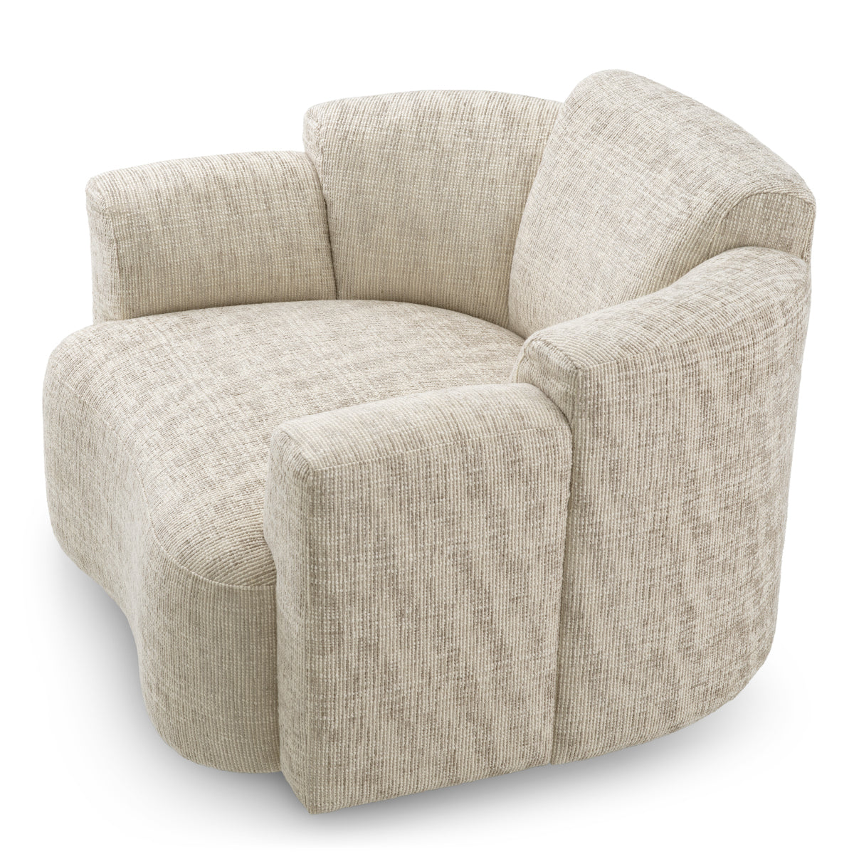 Beige Swivel Chair Marbella | Cabothousefurniture.com
