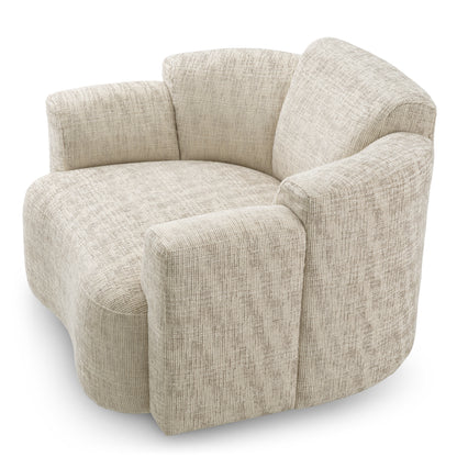 Beige Swivel Chair Marbella | Cabothousefurniture.com