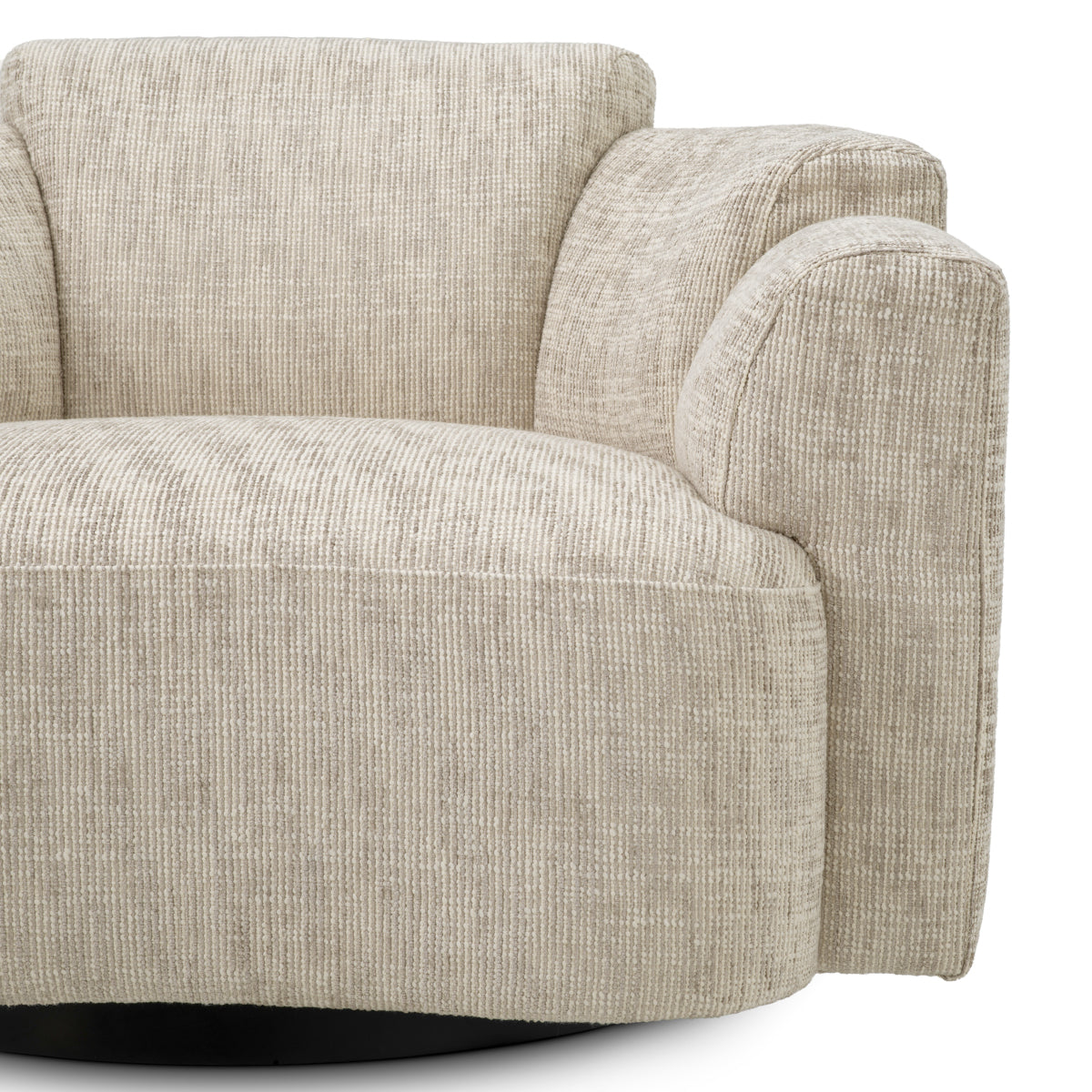 Beige Swivel Chair Marbella | Cabothousefurniture.com