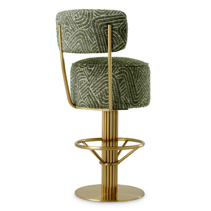 Fabric Swivel Bar Stool Carleton | Cabothousefurniture.com