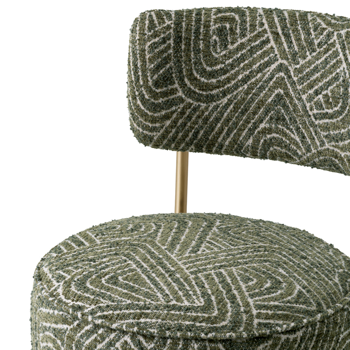 Fabric Swivel Bar Stool Carleton | Cabothousefurniture.com