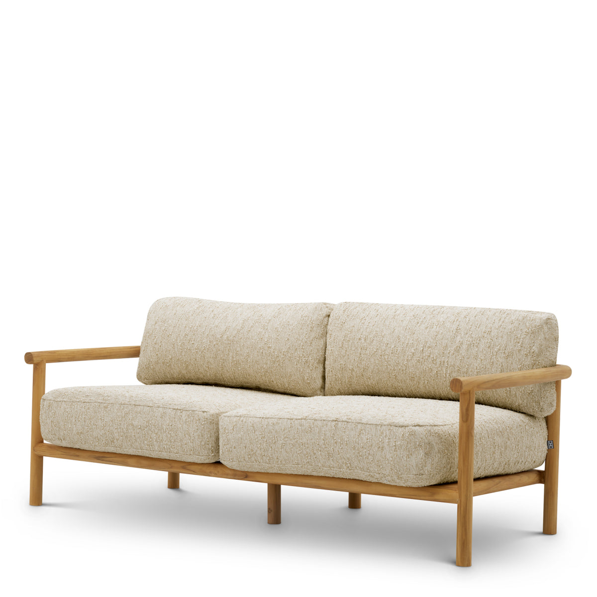 Natural Teak Outdoor Sofa Ombria | Cabothousefurniture.com