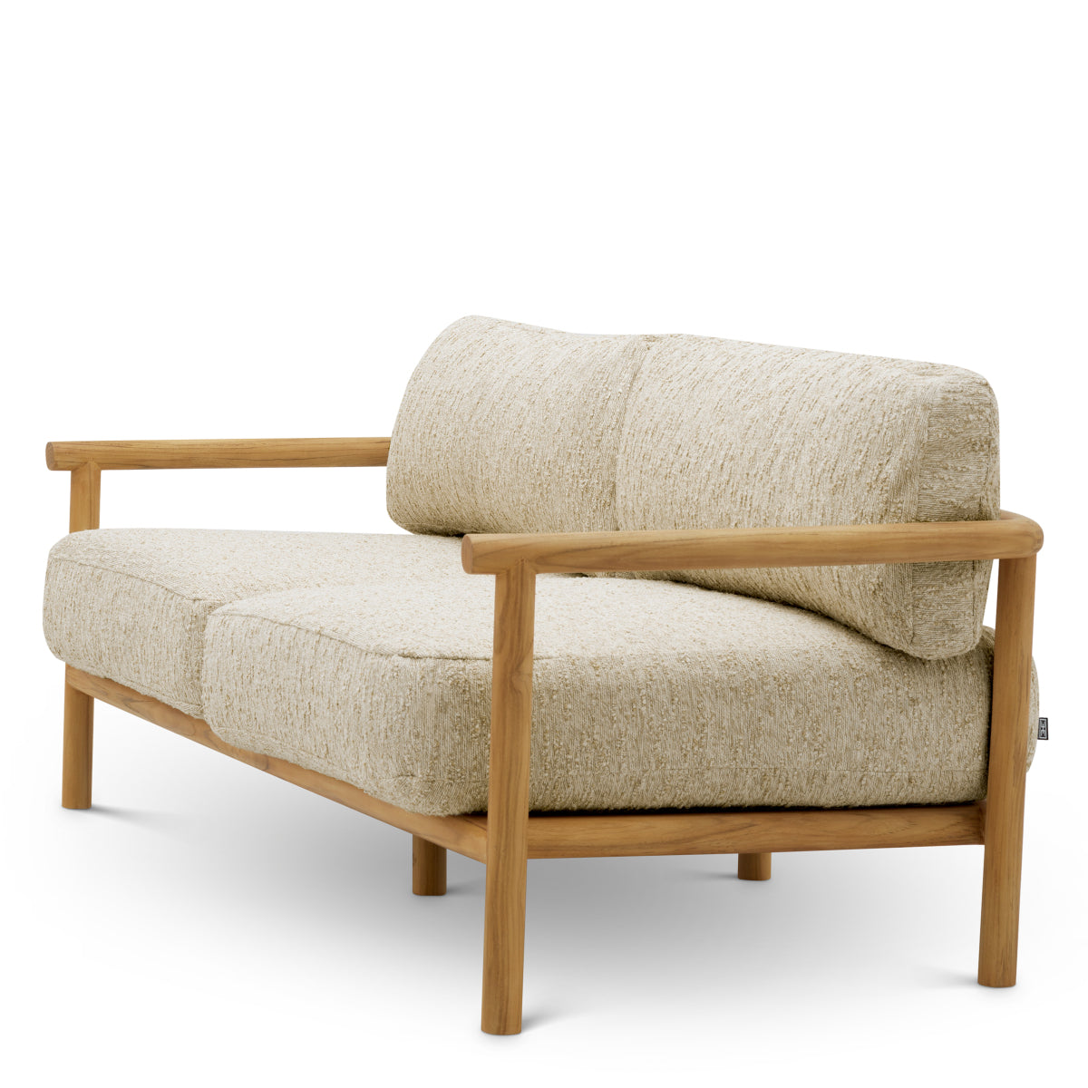 Natural Teak Outdoor Sofa Ombria | Cabothousefurniture.com