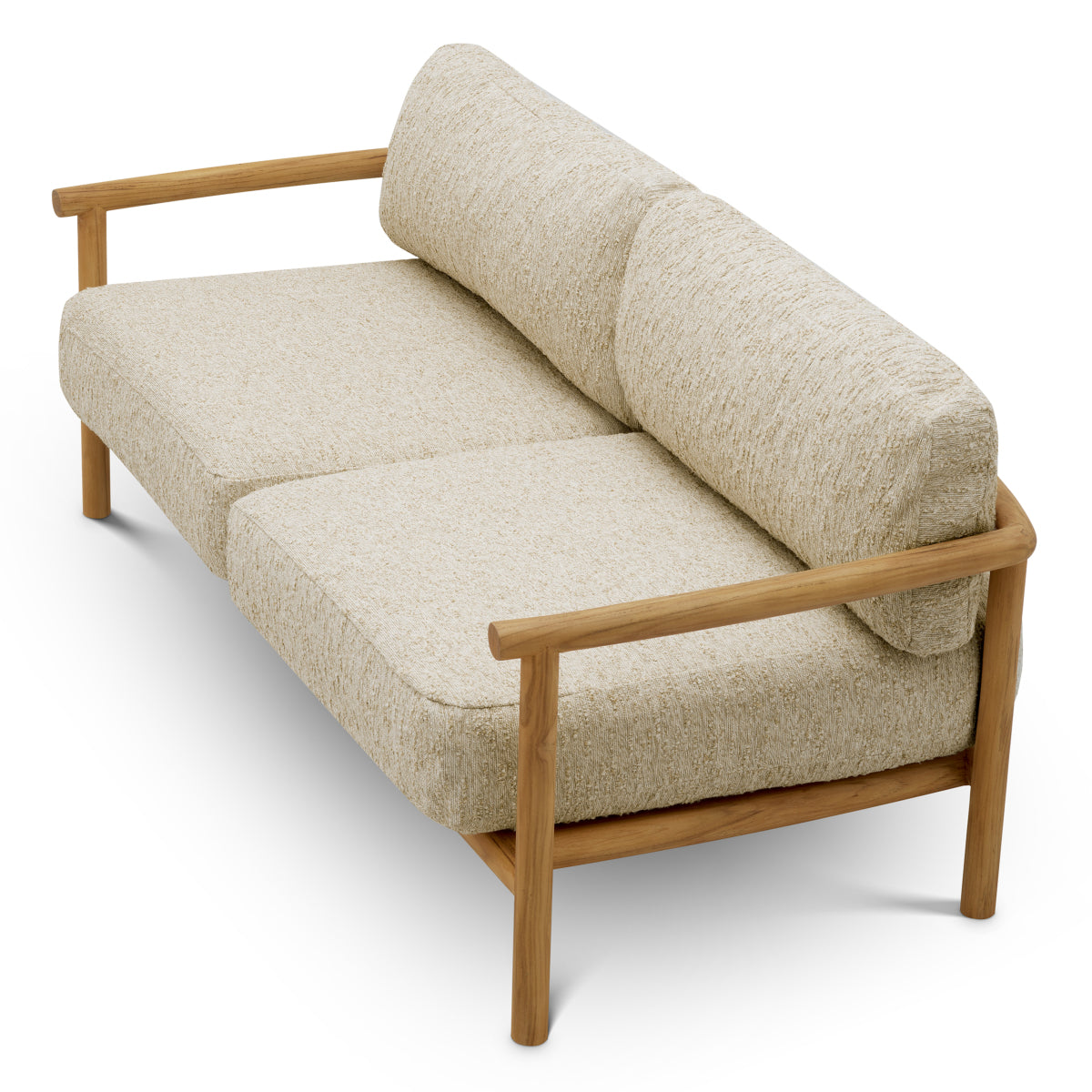 Natural Teak Outdoor Sofa Ombria | Cabothousefurniture.com