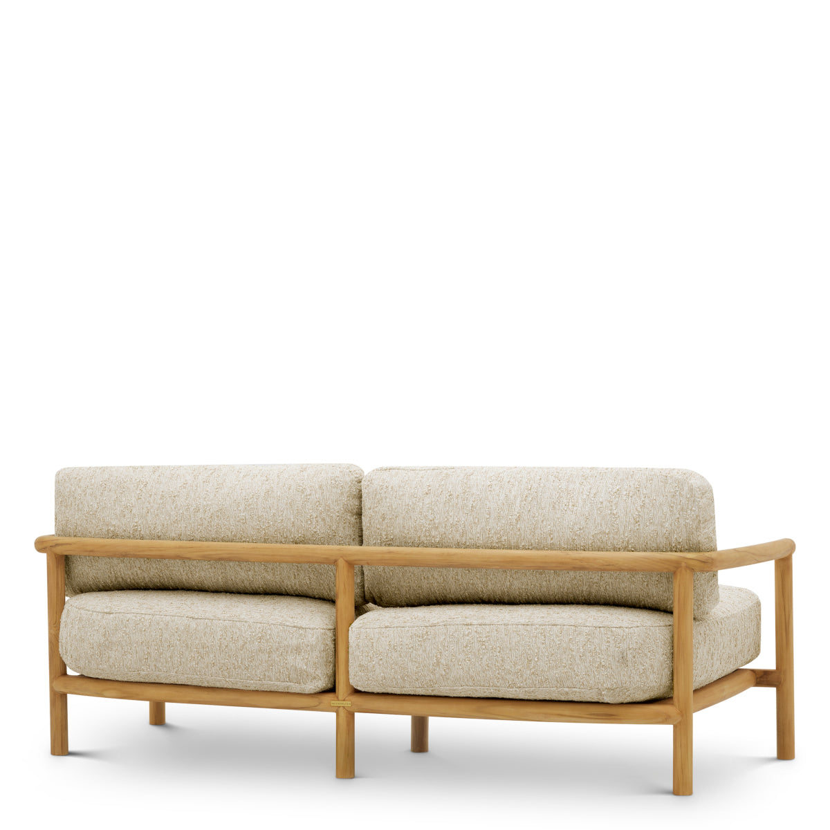 Natural Teak Outdoor Sofa Ombria | Cabothousefurniture.com