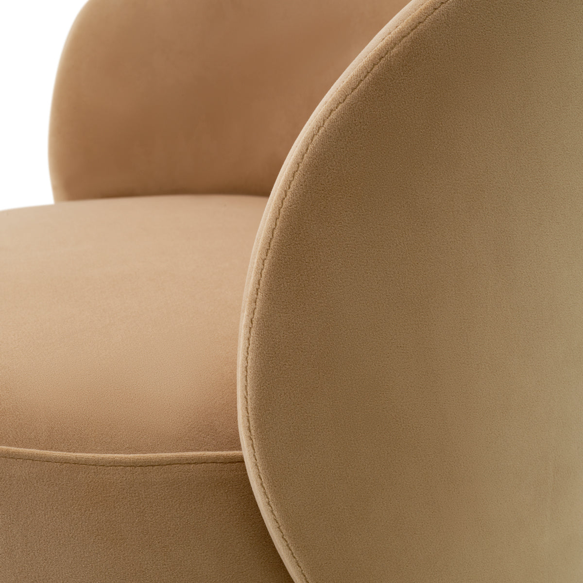 Curved Back Swivel Dining Chair Greer | Cabothousefurniture.com
