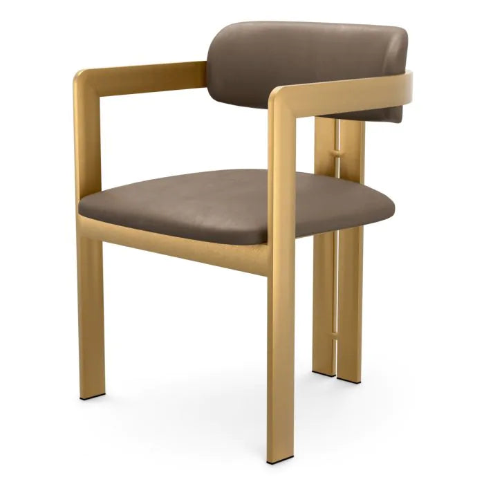 Metal Frame Dining Chair Donato | Cabothousefurniture.com