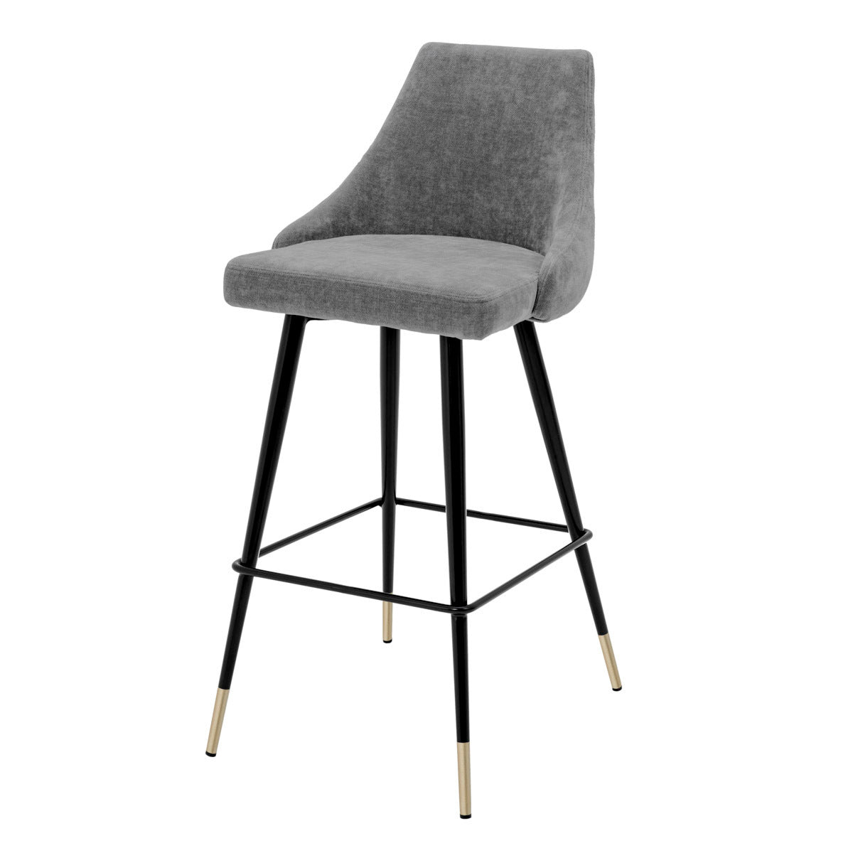 Buttoned Back Bar Stool Cedro | Cabothousefurniture.com
