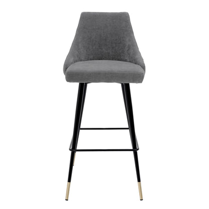 Buttoned Back Bar Stool Cedro | Cabothousefurniture.com