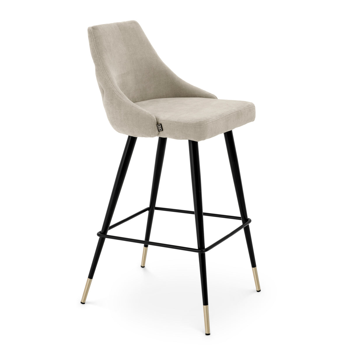 Buttoned Back Bar Stool Cedro | Cabothousefurniture.com