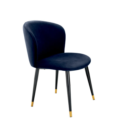 Velvet Retro Dining Chair Volante