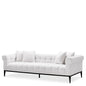 White Tufted Sofa Aurelio | Cabothousefurniture.com