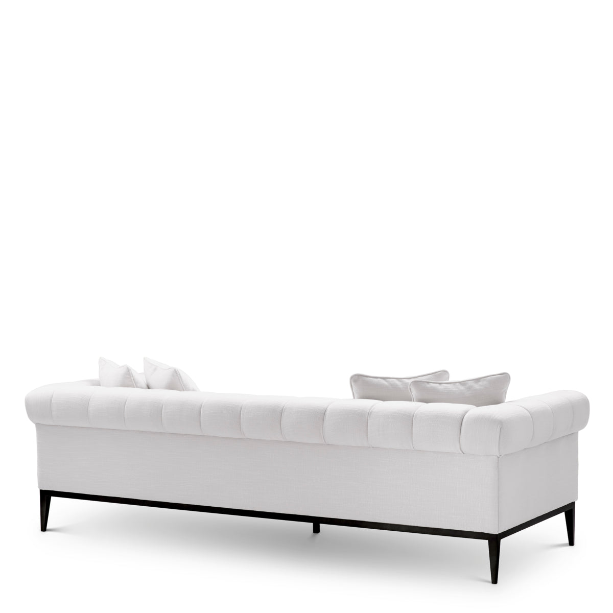 White Tufted Sofa Aurelio | Cabothousefurniture.com