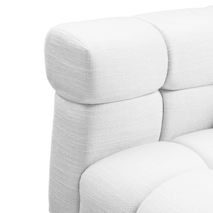 White Tufted Sofa Aurelio | Cabothousefurniture.com
