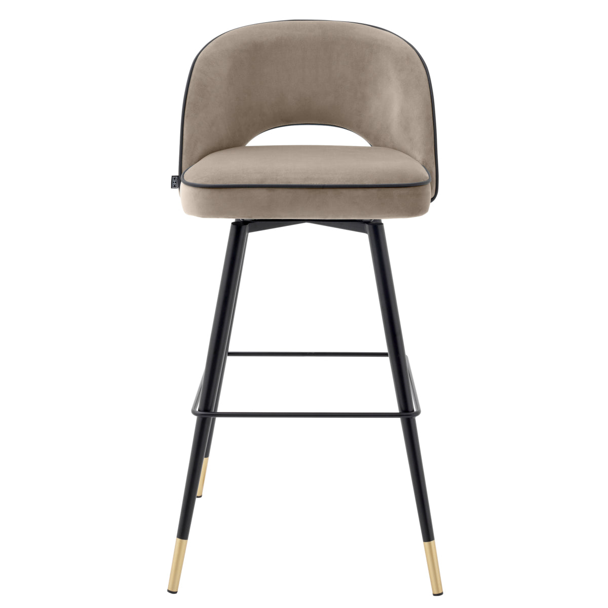 Black-Legged Bar Stools (2) Cliff | Cabothousefurniture.com