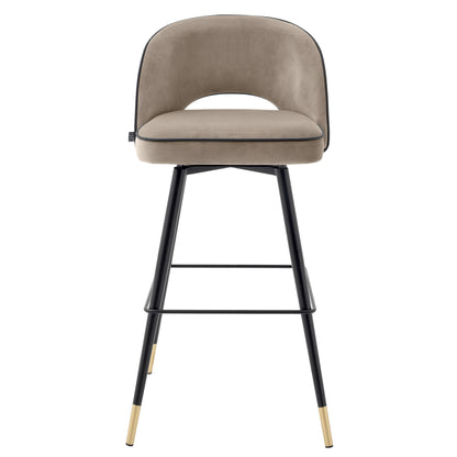 Black-Legged Bar Stools (2) Cliff | Cabothousefurniture.com