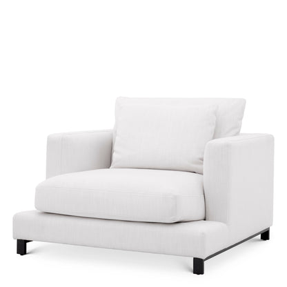 Modern White Accent Armchair Endless | Cabothousefurniture.com