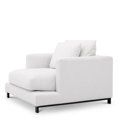 Modern White Accent Armchair Endless | Cabothousefurniture.com