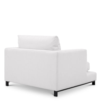 Modern White Accent Armchair Endless | Cabothousefurniture.com