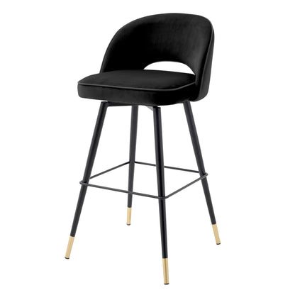 Black-Legged Bar Stools (2) Cliff | Cabothousefurniture.com