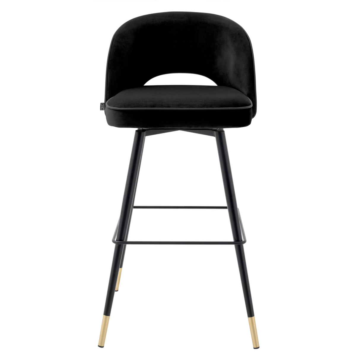 Black-Legged Bar Stools (2) Cliff | Cabothousefurniture.com