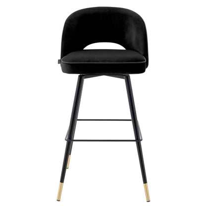 Black-Legged Bar Stools (2) Cliff | Cabothousefurniture.com
