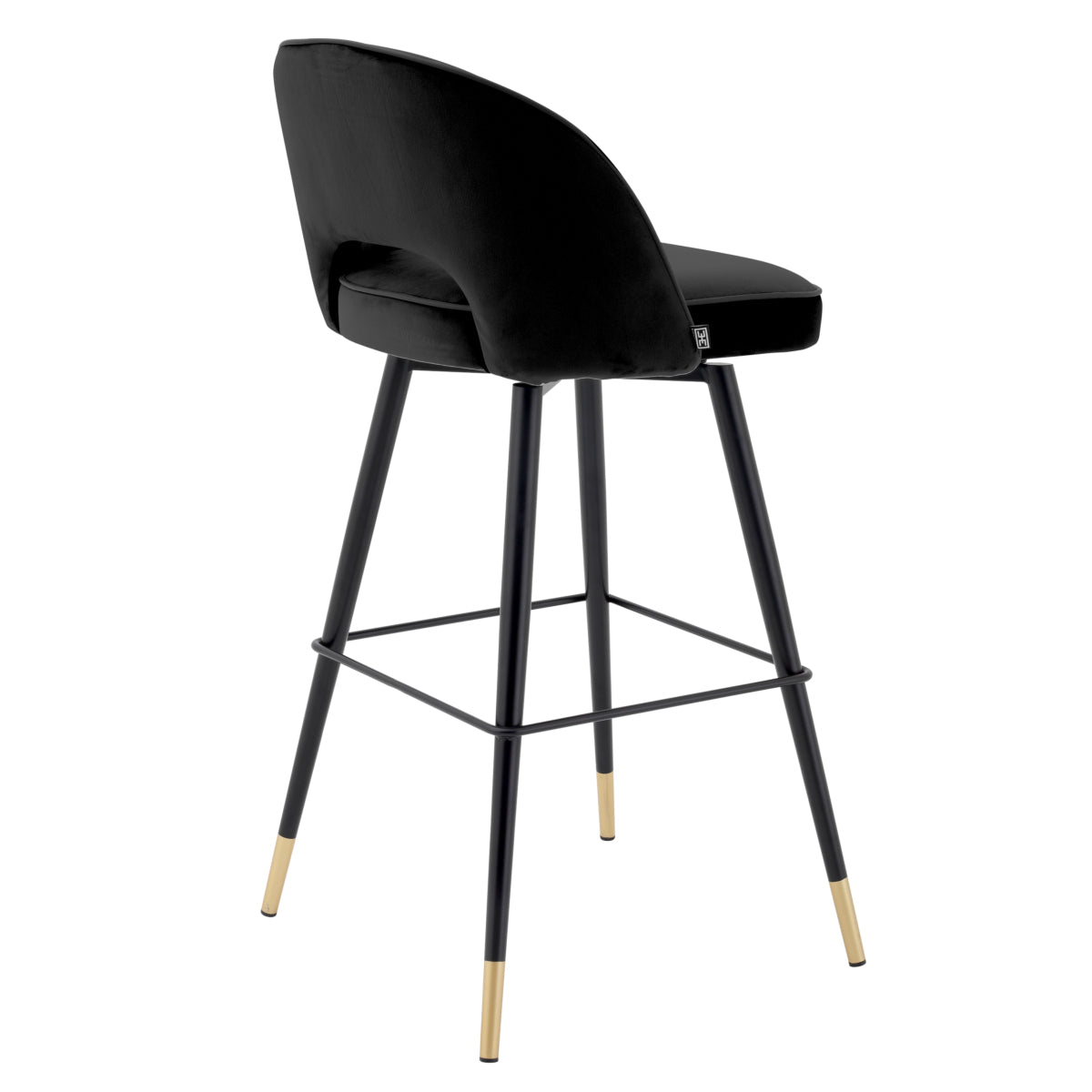 Black-Legged Bar Stools (2) Cliff | Cabothousefurniture.com