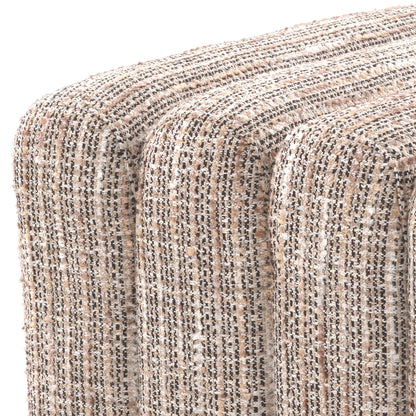 Square Channel Stitched Stool Bente
