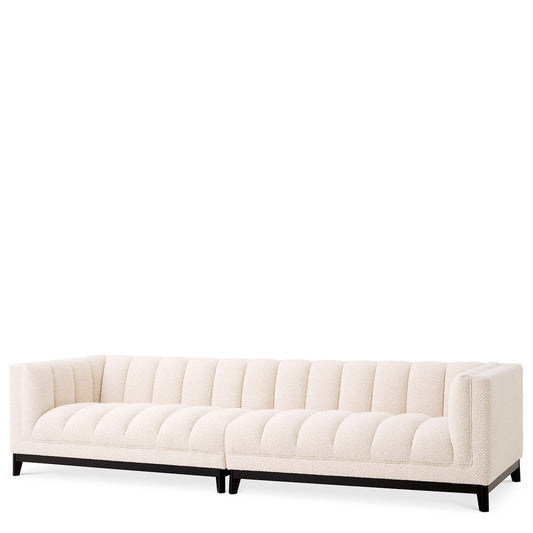 Cream Boucle Sofa L Ditmar
