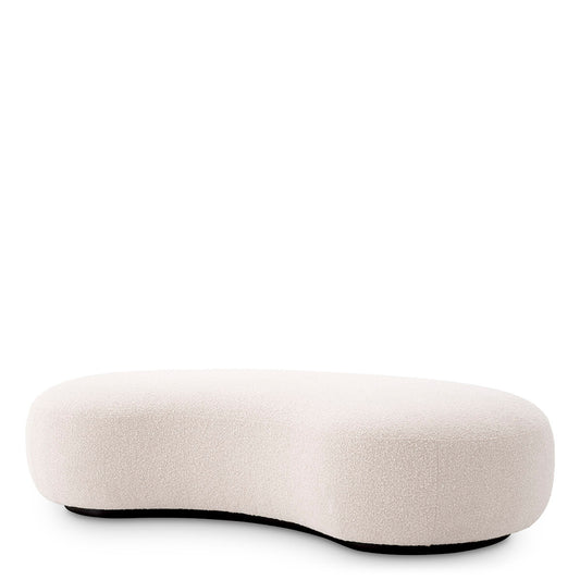 Curved Upholstered Bench Bjorn
