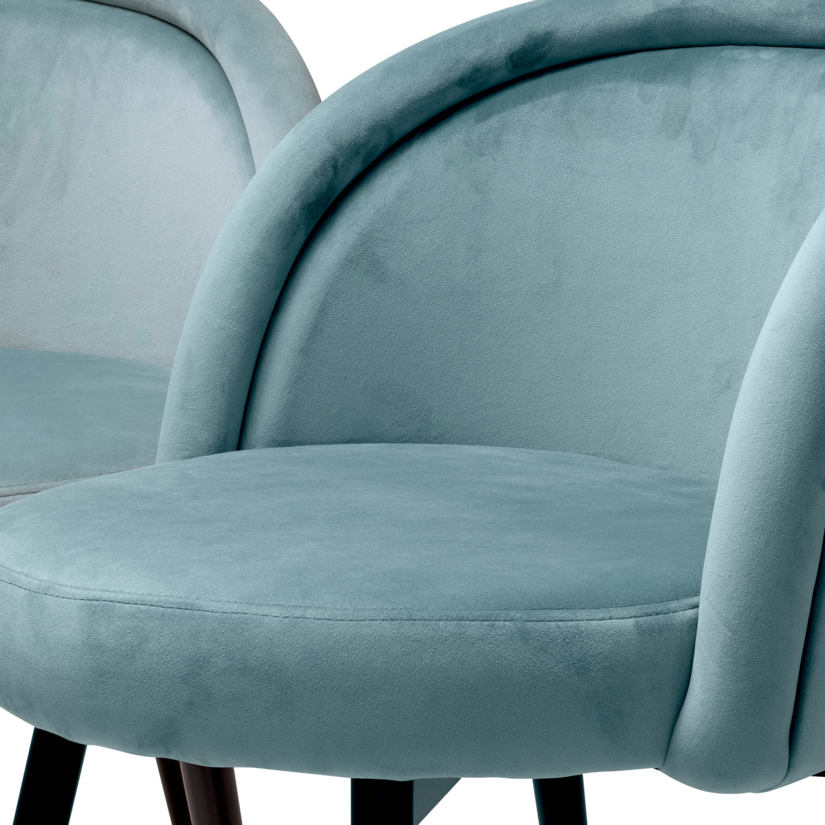 Curved Back Dining Chairs (2) Chloe | Cabothousefurniture.com